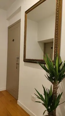 a living room with a couch and a table at Residence Il Vittoriano in Rome