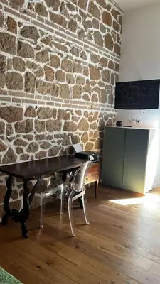 a window in a room with a air conditioner at Luxury Loft near Via Veneto in Rome