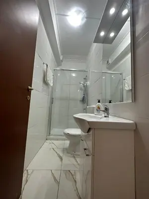 a bathroom with a sink and a shower and a toilet at TERMINI ROMA CENTRo in Rome