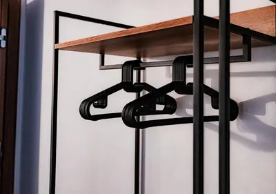 a shelf hanging on a wall in a room at Trastevere Urban Loft in Rome