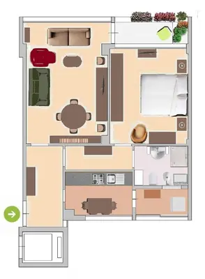 a floor plan of a house at casawally MetroB Marconi SanPaoloBasilica Colosseo in Rome