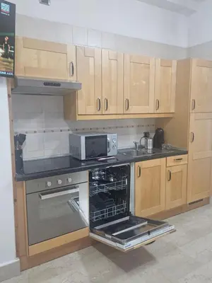 a kitchen with an oven and a microwave at SWEET HOME Porta Maggiore in Rome
