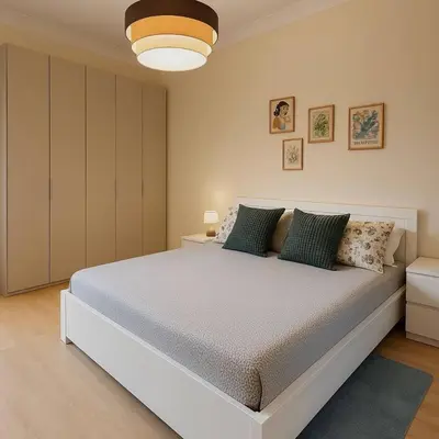 a bedroom with a large bed in a room at Tiepolo La Vie Apartment - Rome Flaminio in Rome