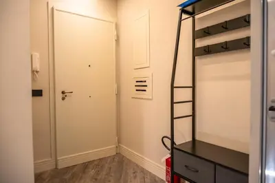 a room with a ladder and a bunk bed at zampieri house camera verde in Rome