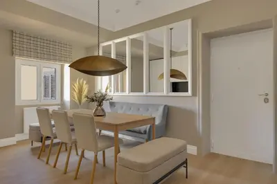 a dining room with a table and chairs at ROME City Center Apartment IV in Rome