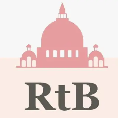 an illustration of a building with the rfid logo at Rometobe in Rome