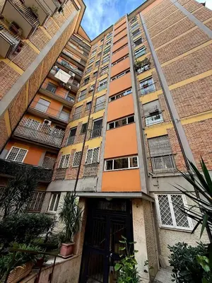 an apartment building with a door in front of it at Wanderlust Suite in Rome