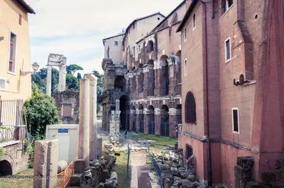 an alley in an old city with buildings at A Secret Corner in Rome