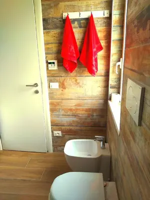 a bathroom with a toilet and a sink at Tempio del Sole in Rome