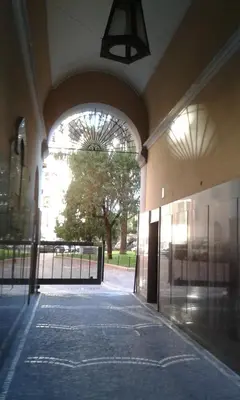 an entrance to a building with a large window at Da Anita in Rome
