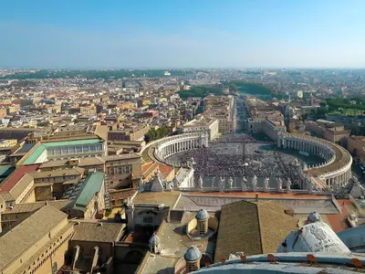 a view of a city from the top of a building at Apartment 'Rhome Sweet Rhome by Interhome in Rome