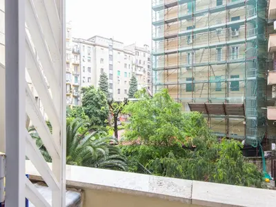 a view of a city from a balcony with buildings at Apartment Il Piccolo by Interhome in Rome