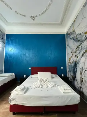 a bathroom with a toilet and a sink at Il Tempio Della Capitale in Rome