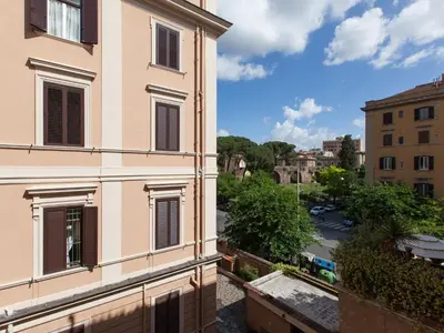 a view from the side of a building at A+ Bed and Breakfast in Rome