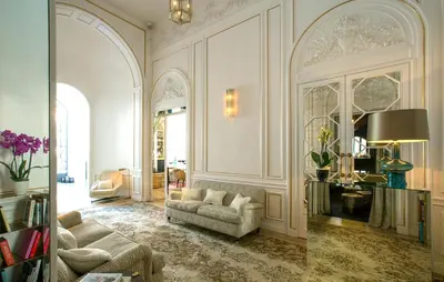 a living room with a couch and a table at Palazzo Dama - Hotel & SPA - Preferred Hotels & Resorts in Rome