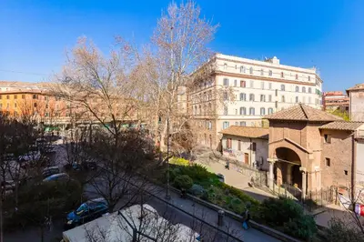 a view of a street in a city with buildings at Hanky Suite in Rome