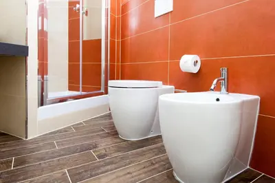 a bathroom with a toilet and a shower at MyBedCavour in Rome