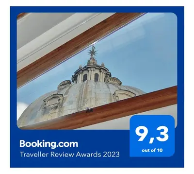 a picture of a building through a window at Casa Paradiso in Rome