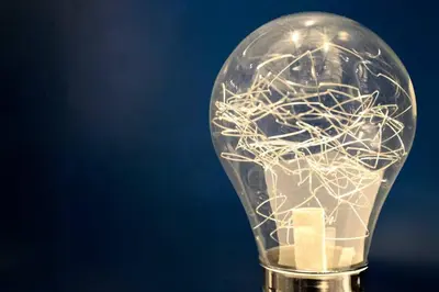 a light bulb with wire inside of it at Rome Services Borgo Suites in Rome