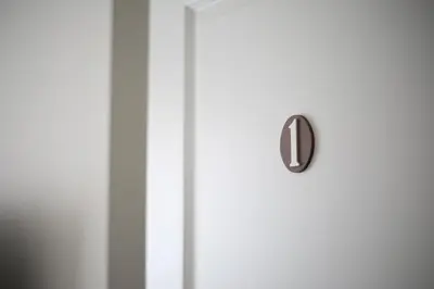 a close up of a door with a handle at My Sweet Rome Guest House in Rome