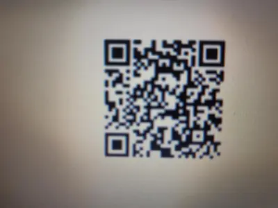 a close up of a qr code on a computer screen at Appartamenti con vista Piazza Testaccio in Rome