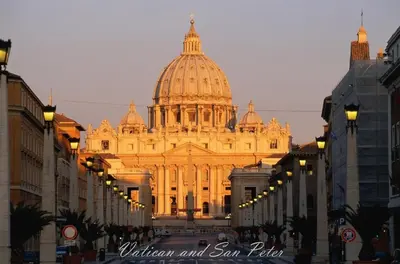 a large building with a dome on top of it at Rent Home In Rome in Rome