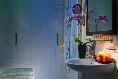 a bathroom with a sink and a shower and a sink at Hotel Tuscolana in Rome
