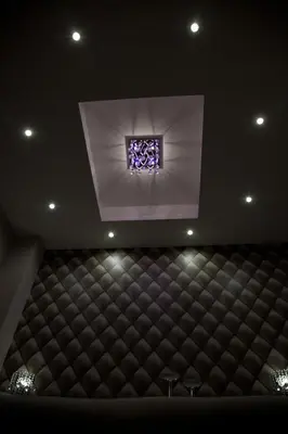 a room with a ceiling with a window in it at Maison Imperiale in Rome