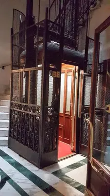 an entrance to a building with an iron gate at More Cola di Rienzo B&B in Rome