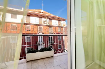 a view of a building from a window at La Primavera Holidayhouse BEST LOCATION FOR VISIT THE VATICAN in Rome