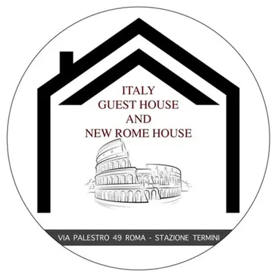 a label for a guest house and new rome house at New Rome house 2 in Rome