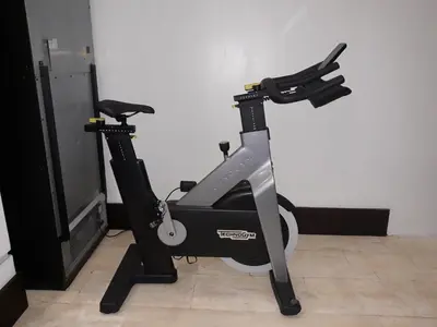 an exercise bike parked in a room at Hotel Giuggioli in Rome