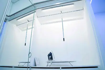 a room with a window with a computer on a desk at Relais Dolcevita in Rome