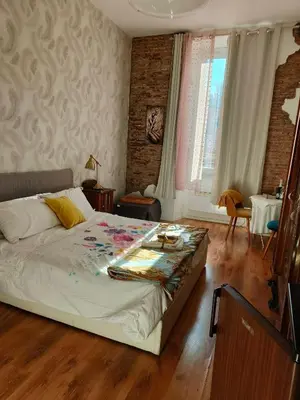a bedroom with a large bed in a room at Marii Piazza Navona in Rome