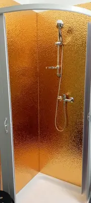 a shower with a hose in a bathroom at Quo Vadis Roma 2 in Rome