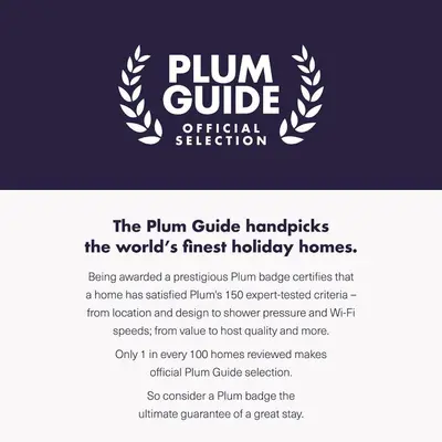 a flyer for the plum guidehandle handles the worlds finest holiday homes at Domus Quiritum Elite, Vatican luxury apartment in Rome