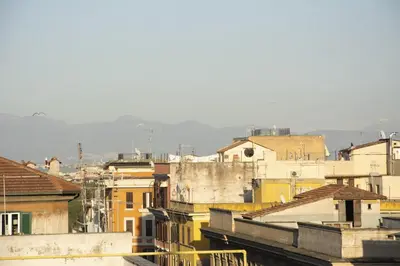 a view of a city with buildings at BEACHBAR Apartment in Rome in Rome