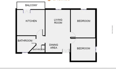 a floor plan of a house at Family`s Apartment Trastevere in Rome