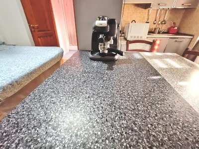 a coffee maker on a counter in a kitchen at In the Heart of Rome in Rome