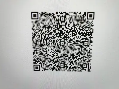 a picture of a qr code on a computer screen at In the Heart of Rome in Rome