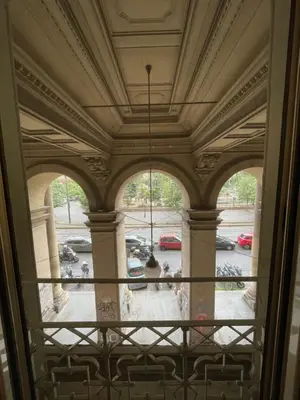 a view from a window of a building at Meraviglia in Rome