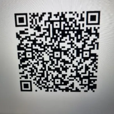 a close up of a qr code maze at B&B Roma Appia Davila25 in Rome