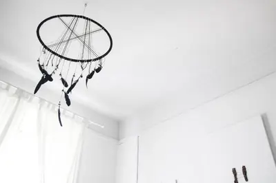 a basketball hoop hanging from a ceiling at Coliving Trastevere in Rome