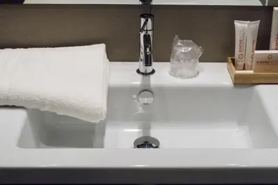 a sink with a faucet on top of it at Hotel San Giovanni Roma in Rome