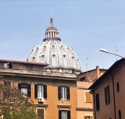 a domed building with a building with a building at San Peter Apartment - your home in the heart of Rome in Rome