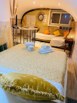 a bedroom with a large bed in a room at Ancient Roman Mansion in Rome