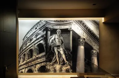 a picture of a statue in front of a building at Campo Marzio Luxury Suites in Rome