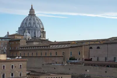 a view of a domed building with a cathedral at B&B A Picture of Rome in Rome