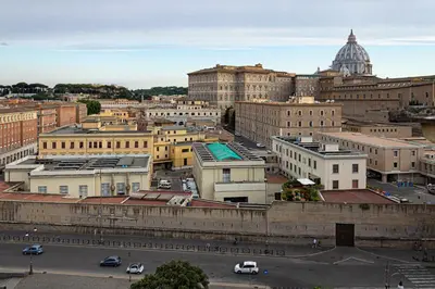 a view of a city with a lot of buildings at B&B A Picture of Rome in Rome