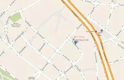 a map of the city of philadelphia with the philadelphiaausehedon at Casa Vacanza Katiuscia in Rome